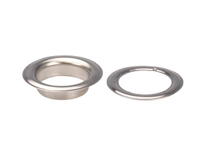 OCZKA metalowe z PODKŁDKĄ 20 mm 20 / 31,5 / 7 50 sztuk NIKIEL