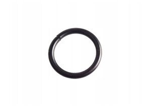 Kółko kaletnicze do paska 25 / 3 mm czarne 10 sztuk