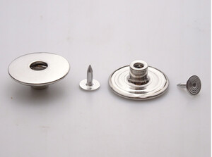 Guzik metalowy do spodni kurtki 24 mm 10 sztuk